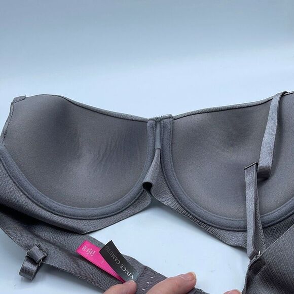 Vince Camuto size 36C push up bra in shimmering steel. - Picture 3 of 7